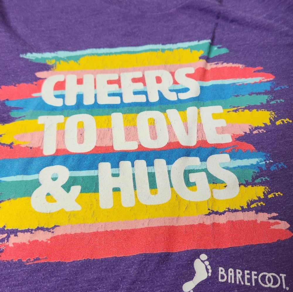 Women's Purple Short Sleeve  T-Shirt - Bella Canvas - L